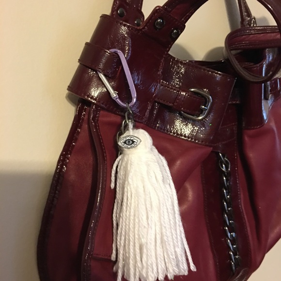 KENNETH COLE New York “reddish burgundy “ PURSE - Picture 4 of 9